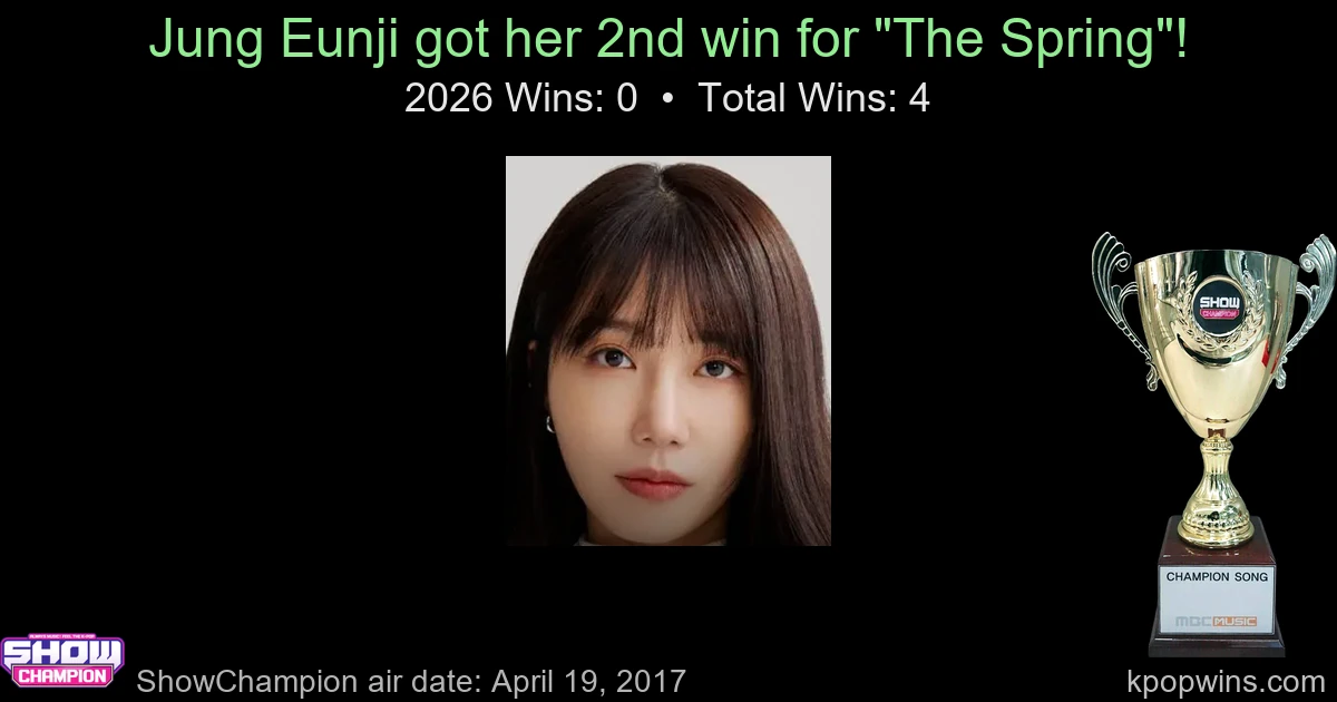 Jung Eunji - The Spring